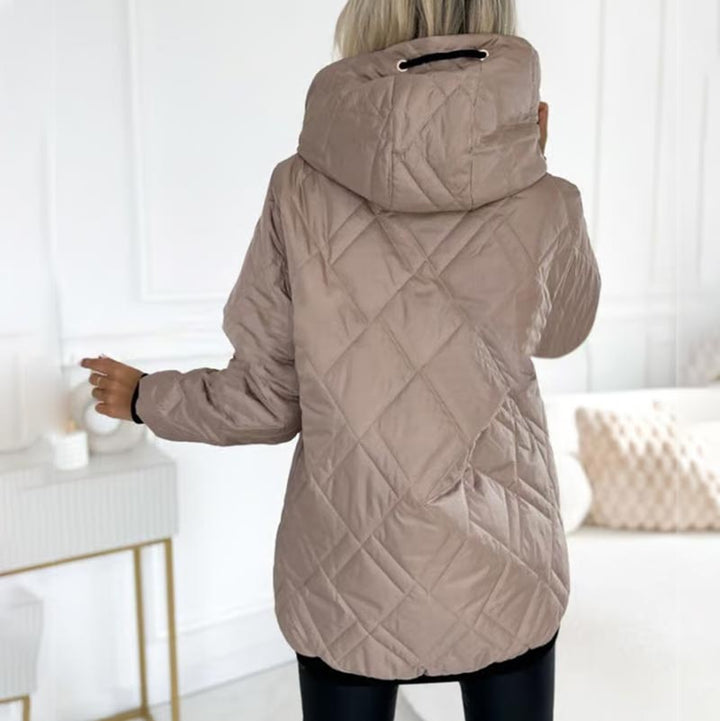Deborah | Quilted Zip Hooded Jacket
