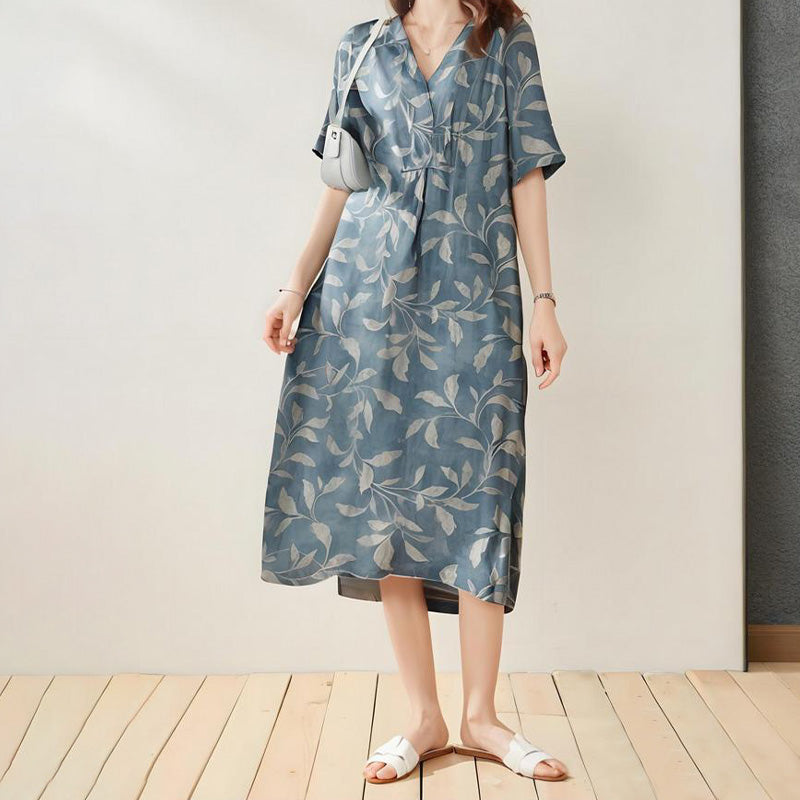 Margaret | Breezy Floral Midi Dress