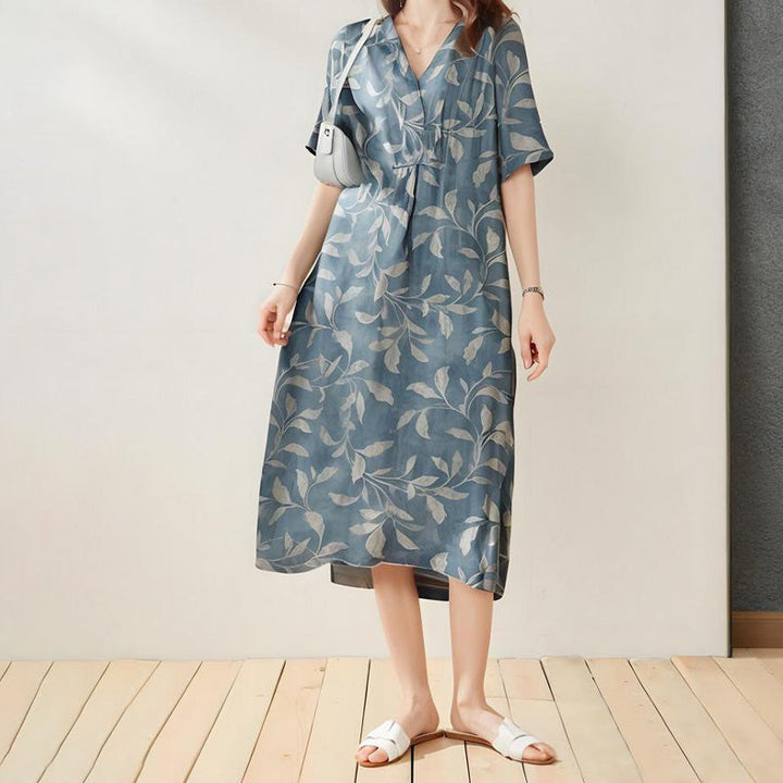 Margaret | Breezy Floral Midi Dress